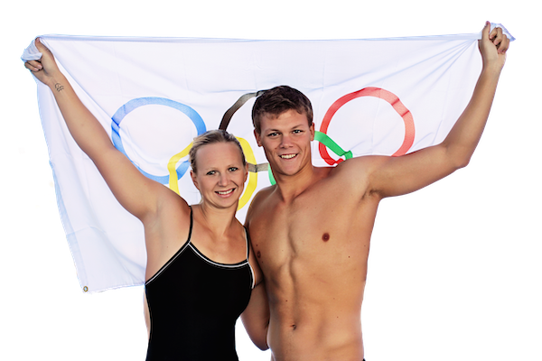 olympians, melanie and chris wright, owners and operators of flinders aquatic academy